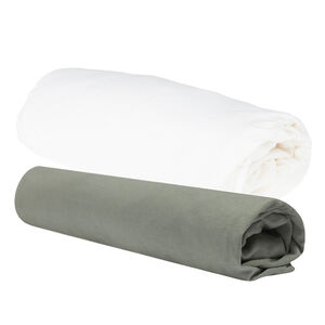 Lot de 2 draps housse - 70 x 140 cm 