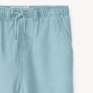 Pantalón recto de lona con bolsillos cargo para bebé niño 