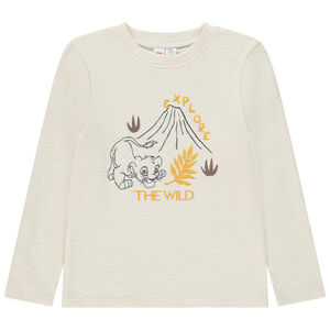Camiseta de manga larga texturizada Simba Disney para niño 