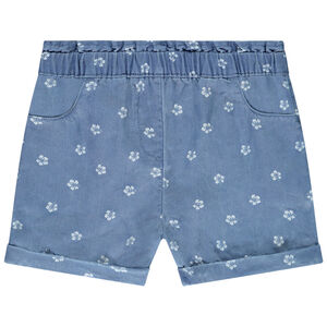 Short estampado flores de hibisco para niña 