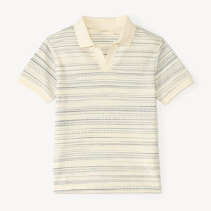 Polo de manga corta de punto para niño 
