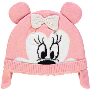 Gorro de punto Minnie Disney forro borreguito 