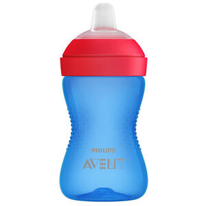 Vaso aprendizaje bebé My Grippy 9M+ 300ml - Azul/ rojo 