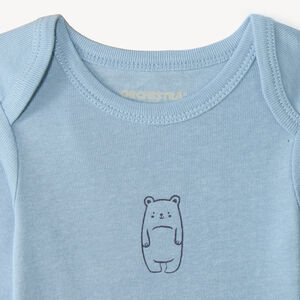 Conjunto de 5 bodys de manga larga para bebé niño 