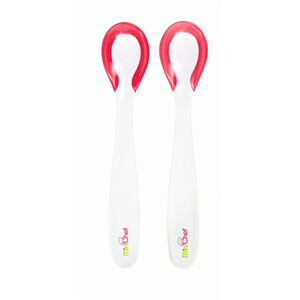 Lot de 2 cuillères thermosensibles Blanc 