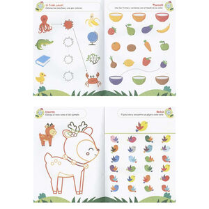 Libro de actividades Las horas +4 años 