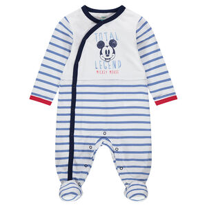 Pijama de punto con rayas y estampado de Mickey ©Disney Main Pijama de punto con rayas y estampado de Mickey ©Disney