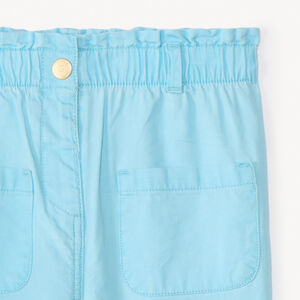 Pantalón de tela lisa niña bebé 
