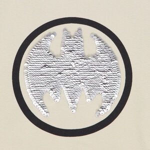 Camiseta de manga larga Batman Warner con lentejuelas mágicas para niño 