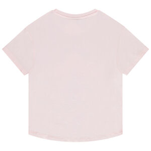 Camiseta de manga corta estampada de Barbie niña 
