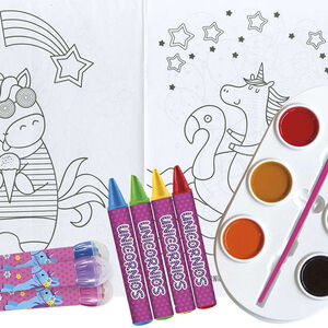 Libro para colorear Unicornios +4 años 