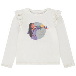 Camiseta de manga larga de jersey estampada Wish Disney para niña 