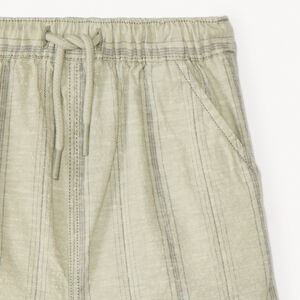 Bermudas de rayas de tela para bebé niño 