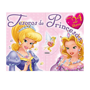 Libro Tesoros de princesas 24 minilibritos +3 años 