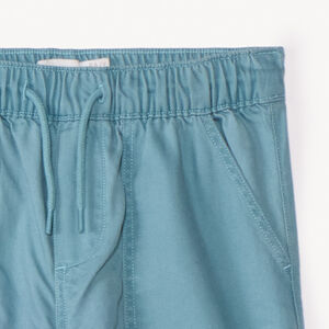 Pantalón jogger de sarga lisa para niño 