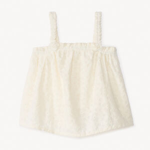 Top de bordado inglés para niña 