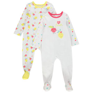 Pack 2 peleles estampado frutas 