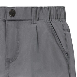 Bermudas lisas de tela para niño 