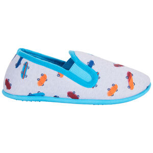 Pantuflas bajas con estampado de skates para niño 