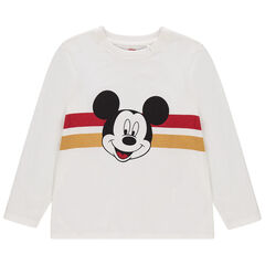 T-shirt manches longues en coton bio print Mickey Disney , Orchestra