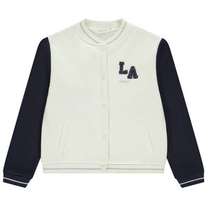 Chaqueta teddy de felpa sherpa para niña 