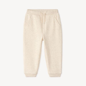 Pantalón de chándal liso de felpa para bebé niño 