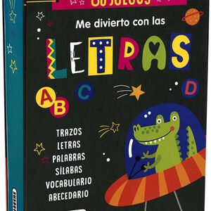 Caja libro con 40 tarjetas y rotulador borrable +3 años 