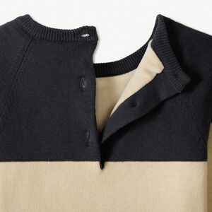 Jersey divertido de perro en tricolor para bebé niño 