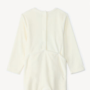 Pelele de terciopelo Minnie Disney para bebé niña con aperturas diferentes según la edad 