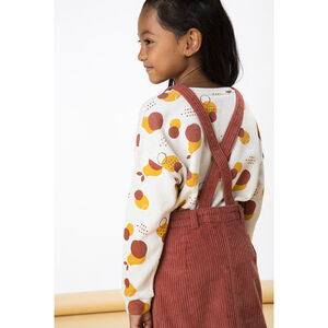 Sweat en molleton brillant pour fille imprimé poires Main Sweat en molleton brillant pour fille imprimé poires