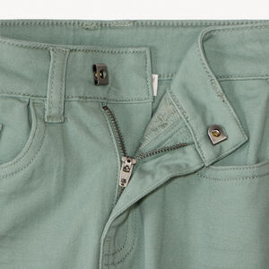 Pantalón slim liso efecto arrugado niño 
