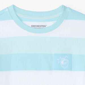 Camiseta de rayas de manga corta niño 