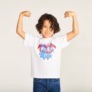 Camiseta de manga corta con estampado de Superman Warner para niño 
