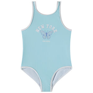 Bañador de 1 pieza con estampado fantasía de mariposas para niña  Main Bañador de 1 pieza con estampado fantasía de mariposas para niña