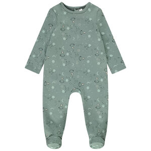 Dors-bien imprimé planètes pour bébé garçon avec ouvertures différentes selon l'âge 