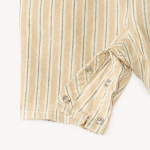 Pantalón corto de tela a rayas para bebé niño 