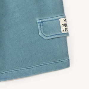 Bermudas de felpa con bolsillos para niño 