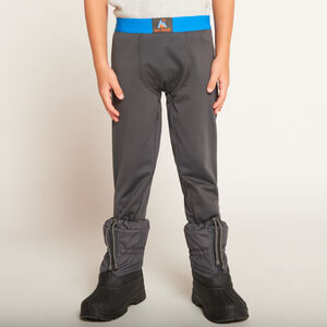 Caleçon de ski uni gris pour garçon   Main Caleçon de ski uni gris pour garçon