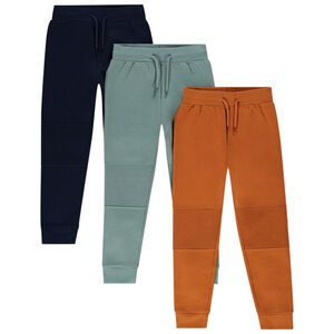 Pack de 3 pantalones jogging de felpa para niño 