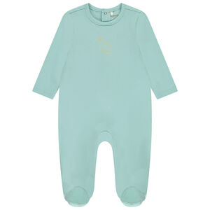 Pelele liso con animal bordado para bebé niño 