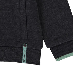 Sudadera con capucha efecto color block para niño 