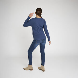 Camiseta de manga larga premamá con estampado corazón 