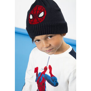 Bonnet en tricot fantaisie Spiderman pour garçon Main Bonnet en tricot fantaisie Spiderman pour garçon