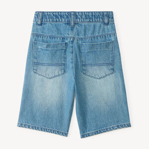Bermudas skater de denim para niño 