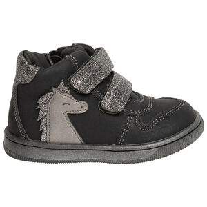 Botines negros velcro Main Botines negros velcro
