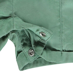 Combishort liso con cinturón estampado para bebé niña 