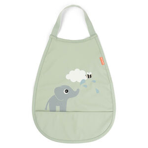 Babero bebé con bolsillo Elphee - Verde 