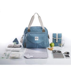 Sac à langer Genève II - Bleu  