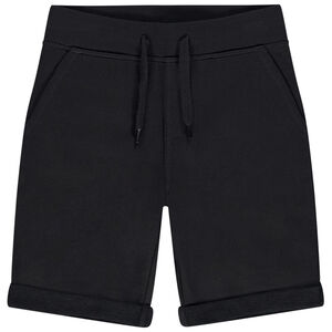Bermudas de felpa lisa para niño 