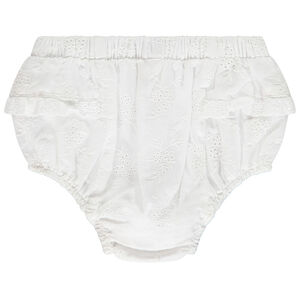 Bloomer en broderie anglaise pour bébé fille 
